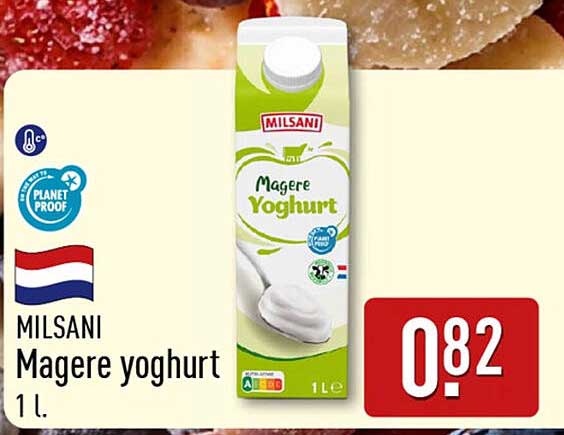 MILSANI Magere yoghurt 1 l.