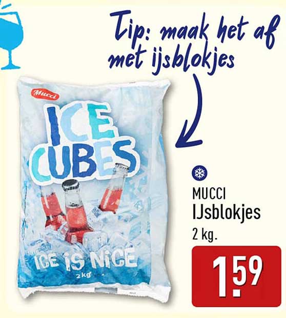 MUCCI IJsblokjes 2 kg.