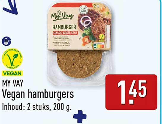 MY WAY Vegan hamburgers