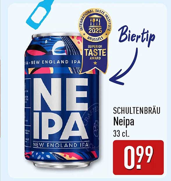 SCHULTENBRÄU Neipa 33 cl. Biertip