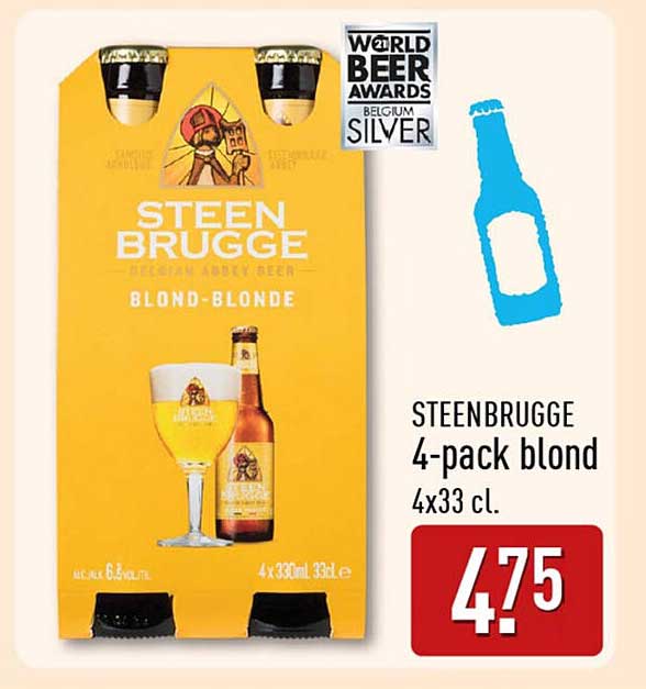 STEENBRUGGE 4-pack blond 4x33 cl.