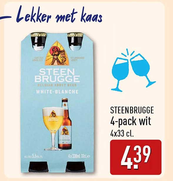 STEENBRUGGE 4-pack wit 4x33 cl.