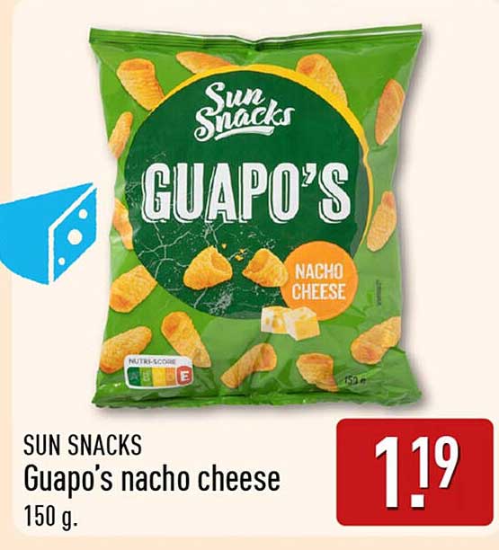 SUN SNACKS Guapo's nacho cheese