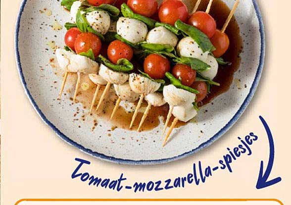 Tomaat-mozzarella-spiesjes