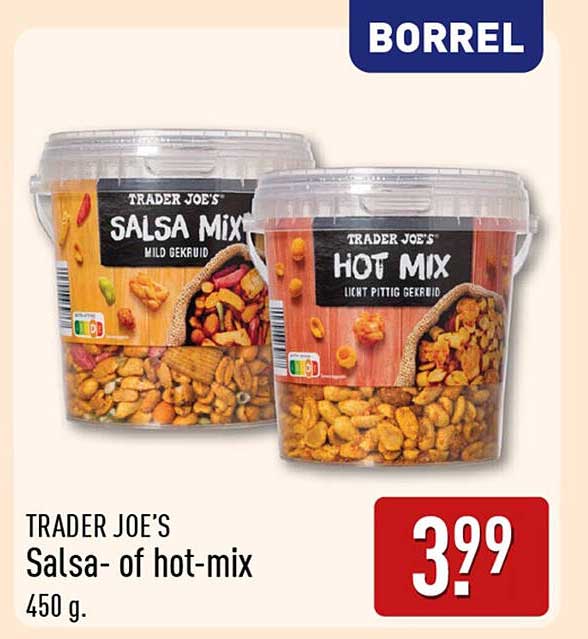 TRADER JOE'S Salsa- of hot-mix 450 g.