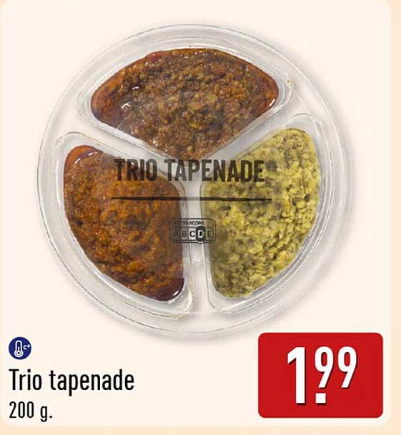 Trio tapenade