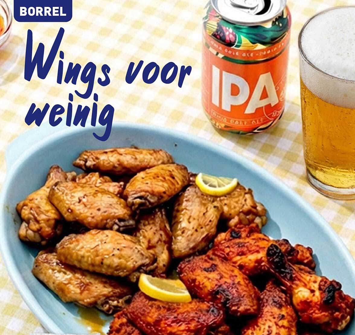 Wings voor weinig