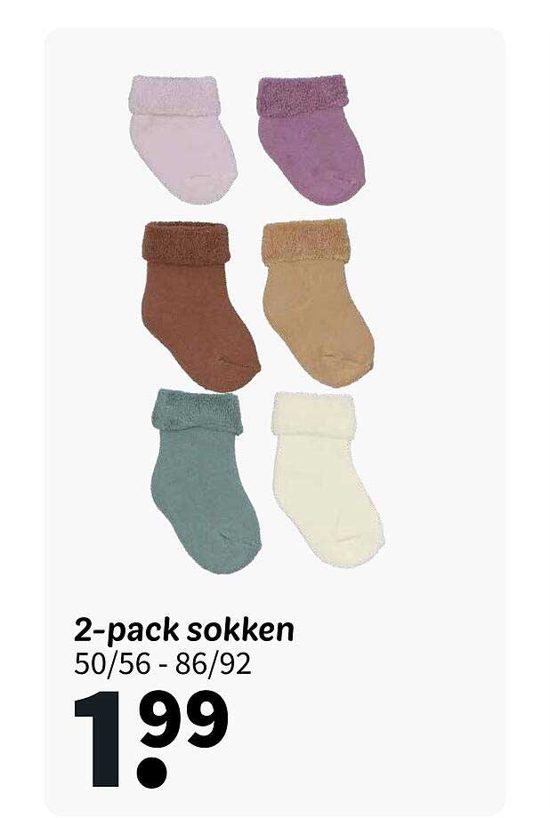 2-pack sokken