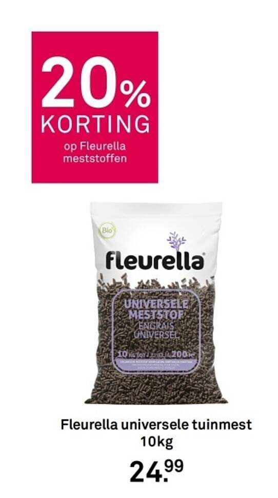 20% KORTING op Fleurella meststoffen