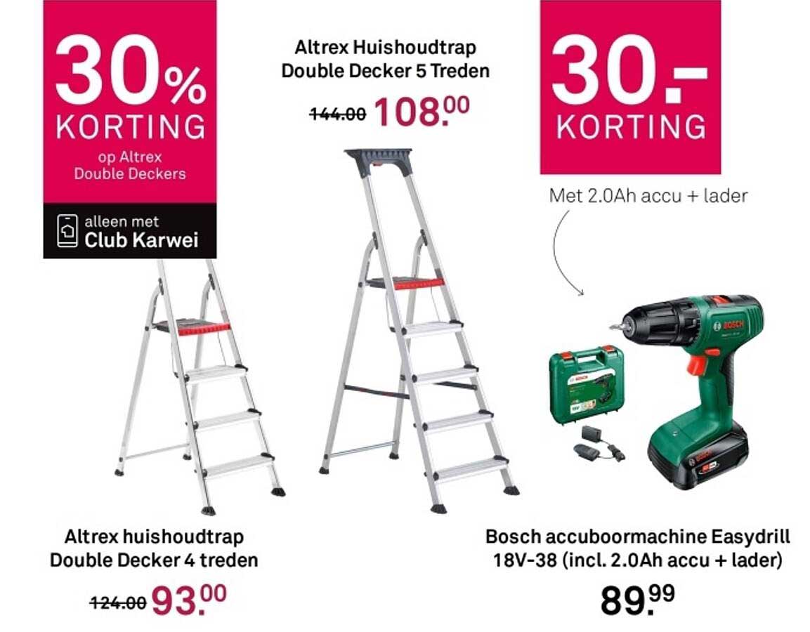 Altrex Huishoudtrap Double Decker 5 Treden
