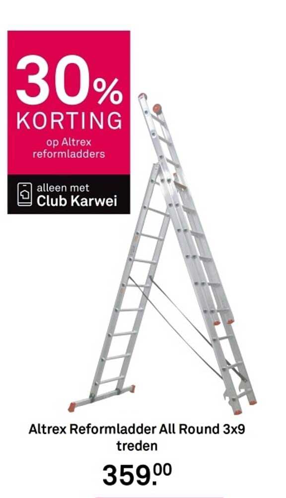 Altrex Reformladder All Round 3x9 treden