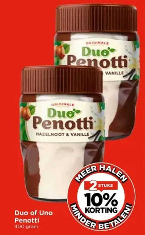 Duo of Uno Penotti 400 gram