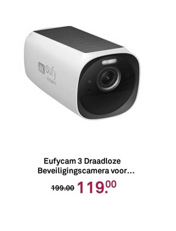 Eufycam 3 Draadloze Beveiligingscamera voor...