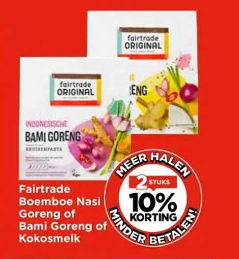 Fairtrade Boemboe Nasi Goreng of Bami Goreng of Kokosmelk