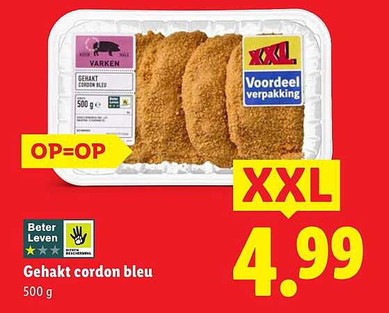 Gehakt cordon bleu