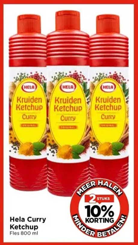 Hela Curry Ketchup Fles 800 ml