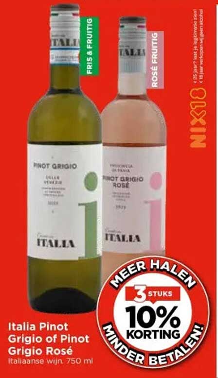 Italia Pinot Grigio of Pinot Grigio Rosé