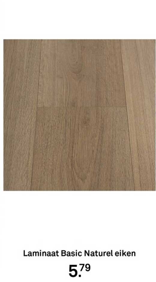 Laminaat Basic Naturel eiken