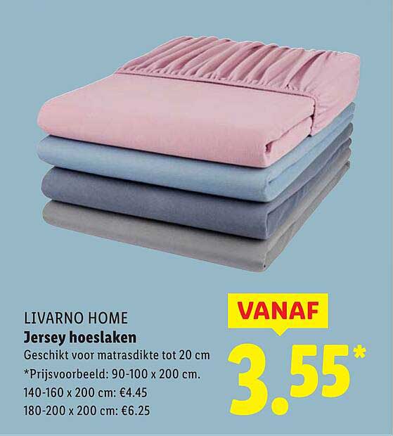 LIVARNO HOME Jersey hoeslaken