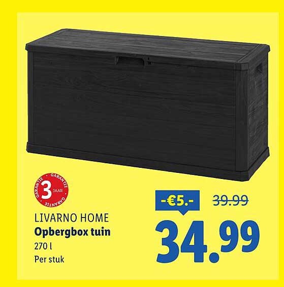 LIVARNO HOME Opbergbox tuin