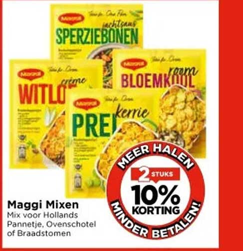 Maggi Mixen - Mix voor Hollands Pannetje, Ovenschotel of Braadstomen