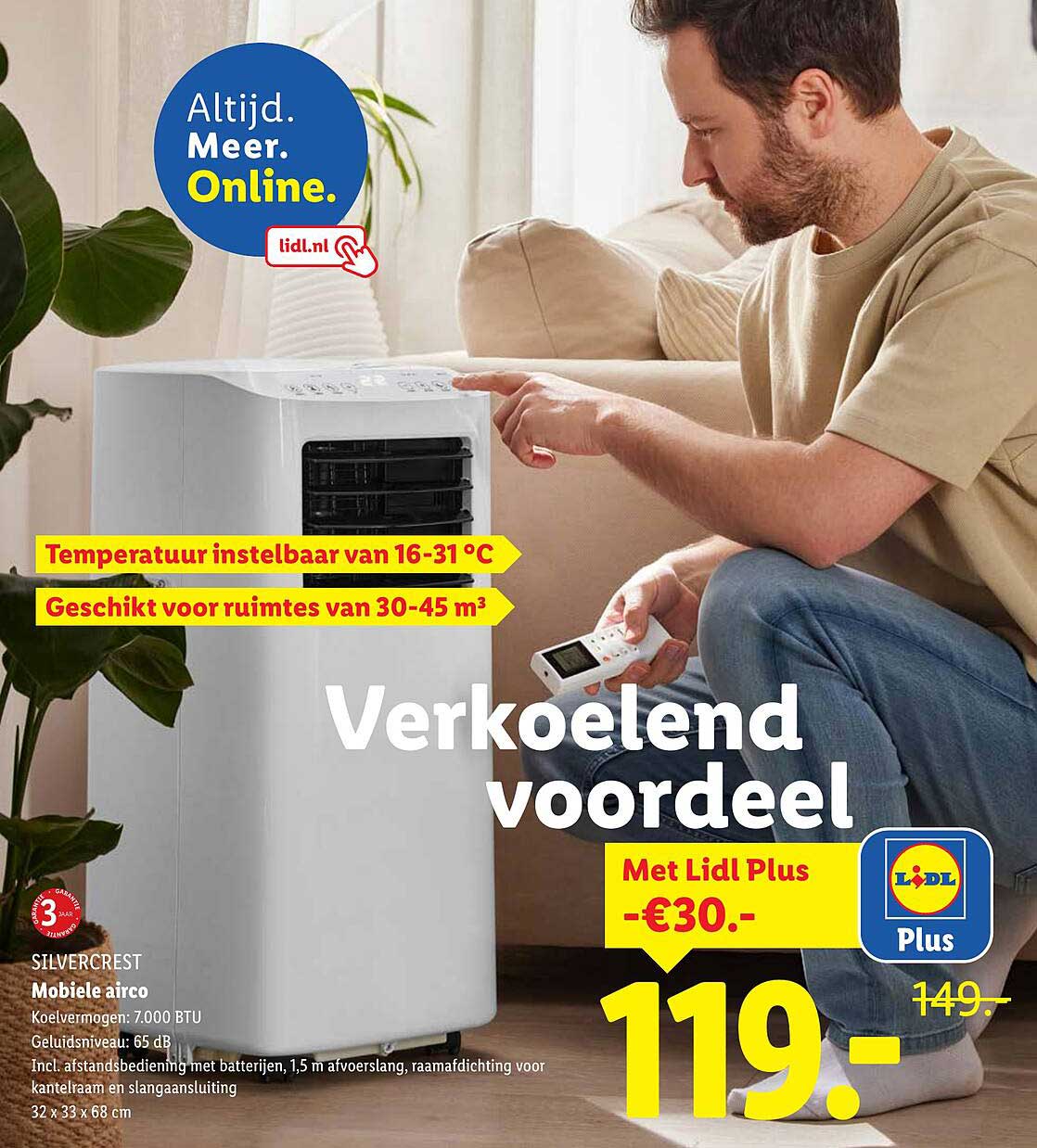 Mobiele airco Silvercrest