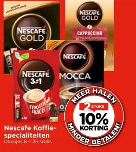 Nescafe Koffie-specialiteiten Doosjes 8 - 25 stuks