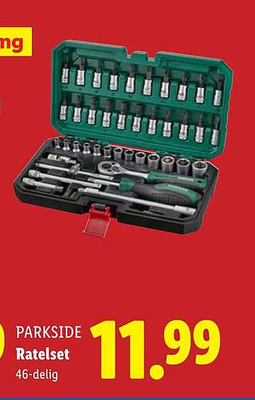 PARKSIDE Rateltaset 46-delig