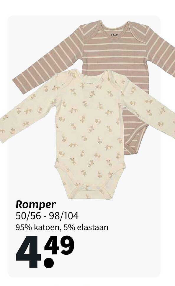 Romper 50/56 - 98/104