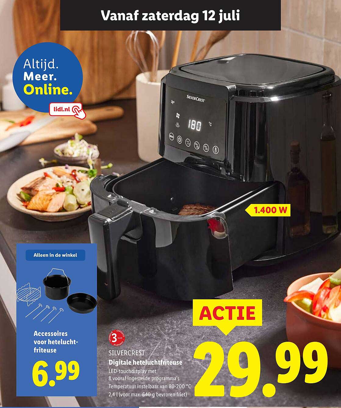 SILVERCREST Digitale heteluchtfriteuse