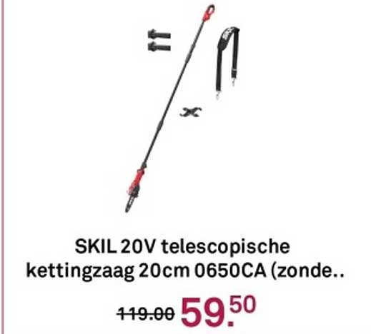 SKIL 20V telescopische kettingzaag 20cm 0650CA (zonder..