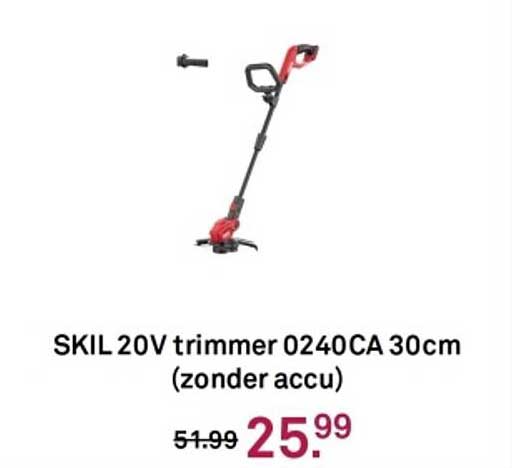 SKIL 20V trimmer 0240CA 30cm (zonder accu)
