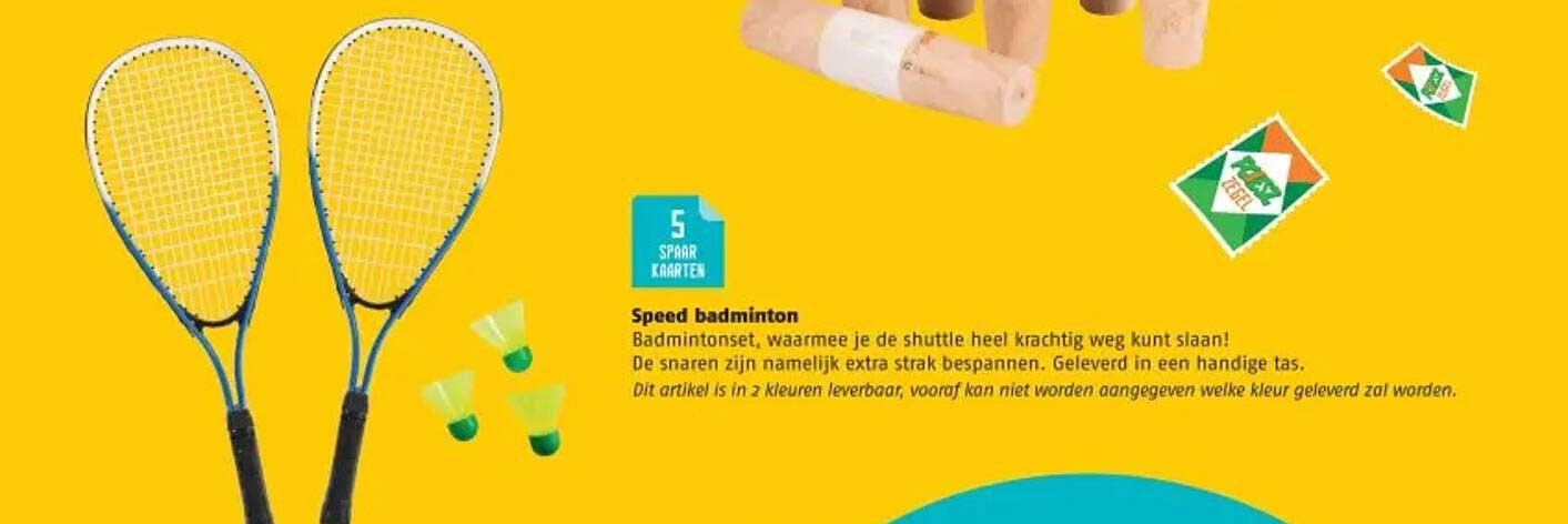 Speed badminton