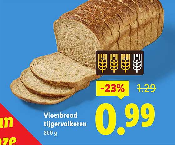 Vloerbrood tijgervolkoren