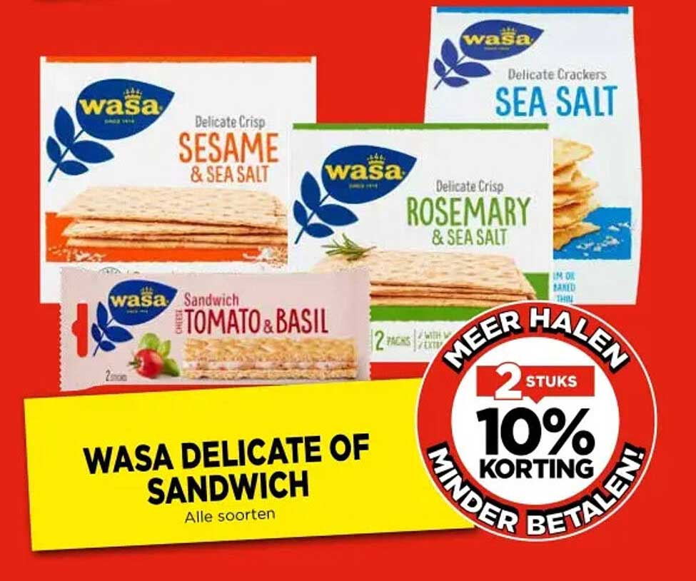WASA DELICATE OF SANDWICH