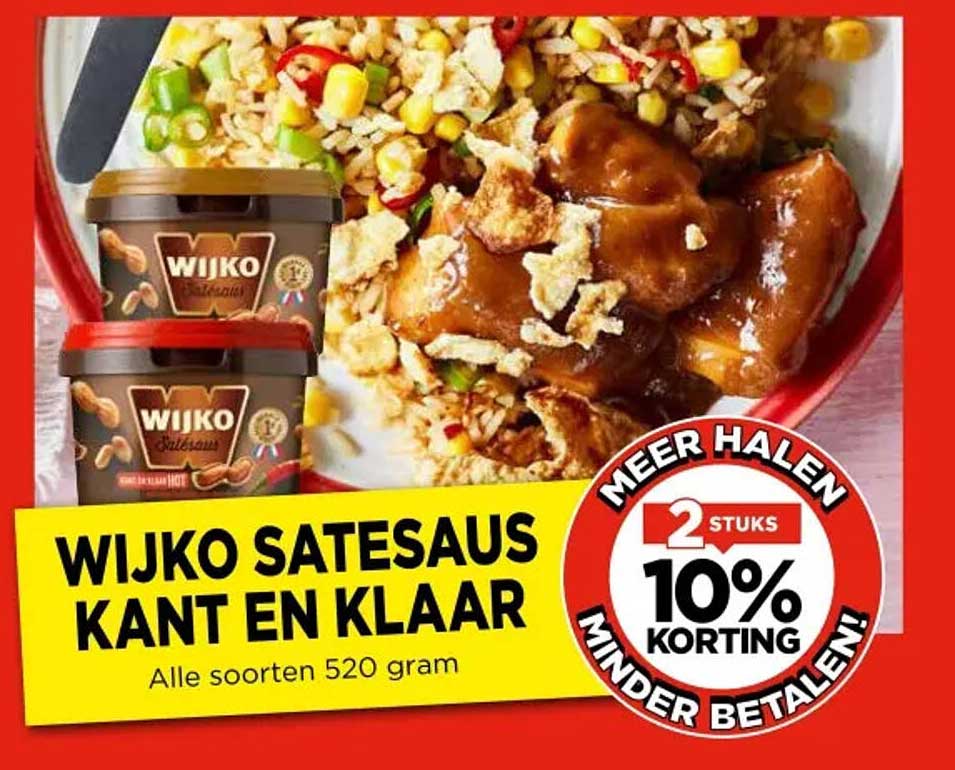 WIJKO SATESAUS KANT EN KLAAR