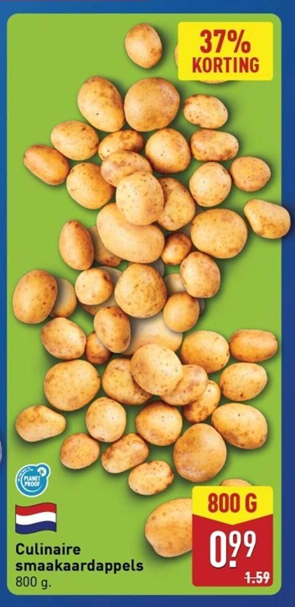 Culinaire smaakaardappels 800 g.