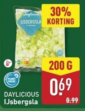DAYLICIOUS IJsbergsla 200 G