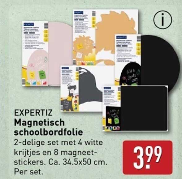 EXPERTIZ Magnetisch schoolbordfolie