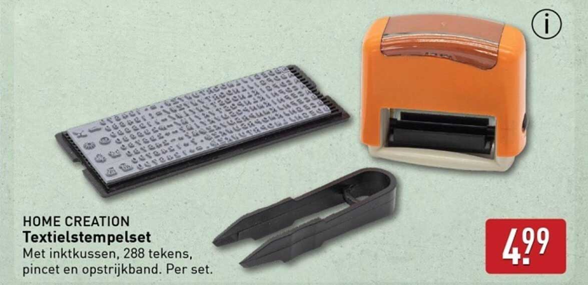 HOME CREATION Textilstempelset