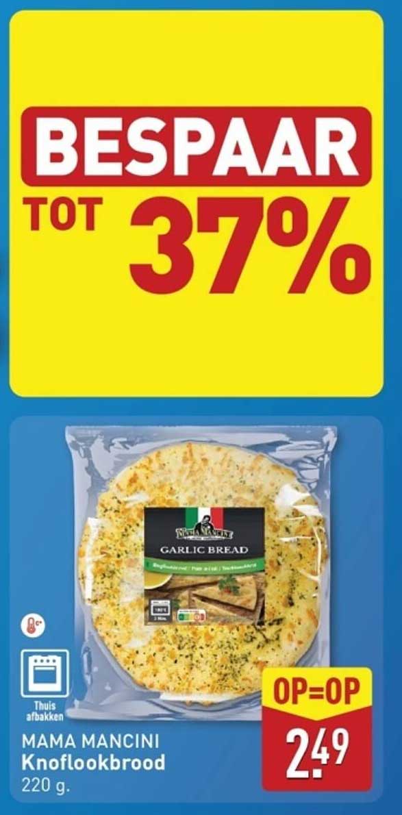 MAMA MANCINI Knoflookbrood 220 g