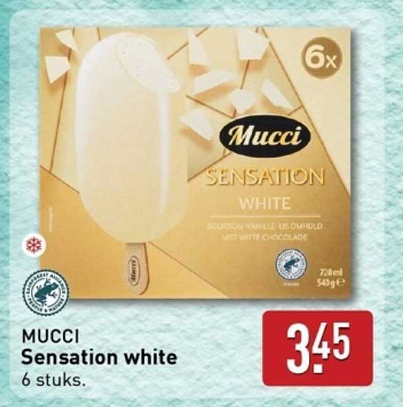 MUCCI Sensation white 6 stuks.