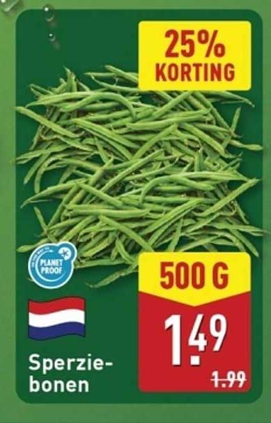Sperziebonen 500 G