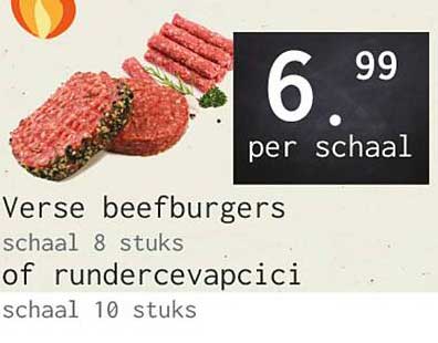 Verse beefburgers of rundercevapcici