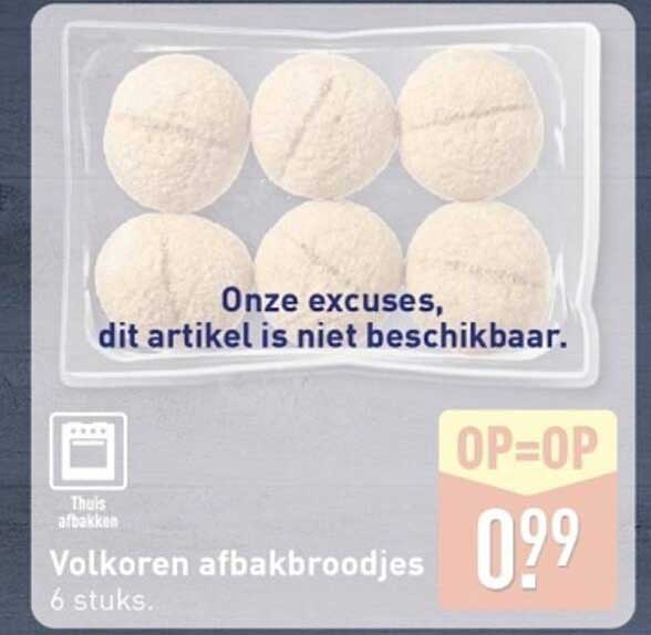 Volkoren afbakbroodjes