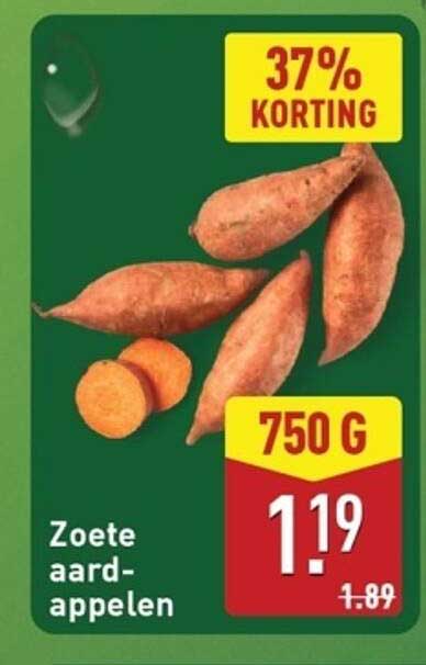Zoete aardappelen 750 G