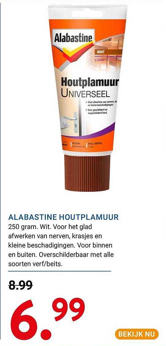 ALABASTINE HOUTPLAMUUR