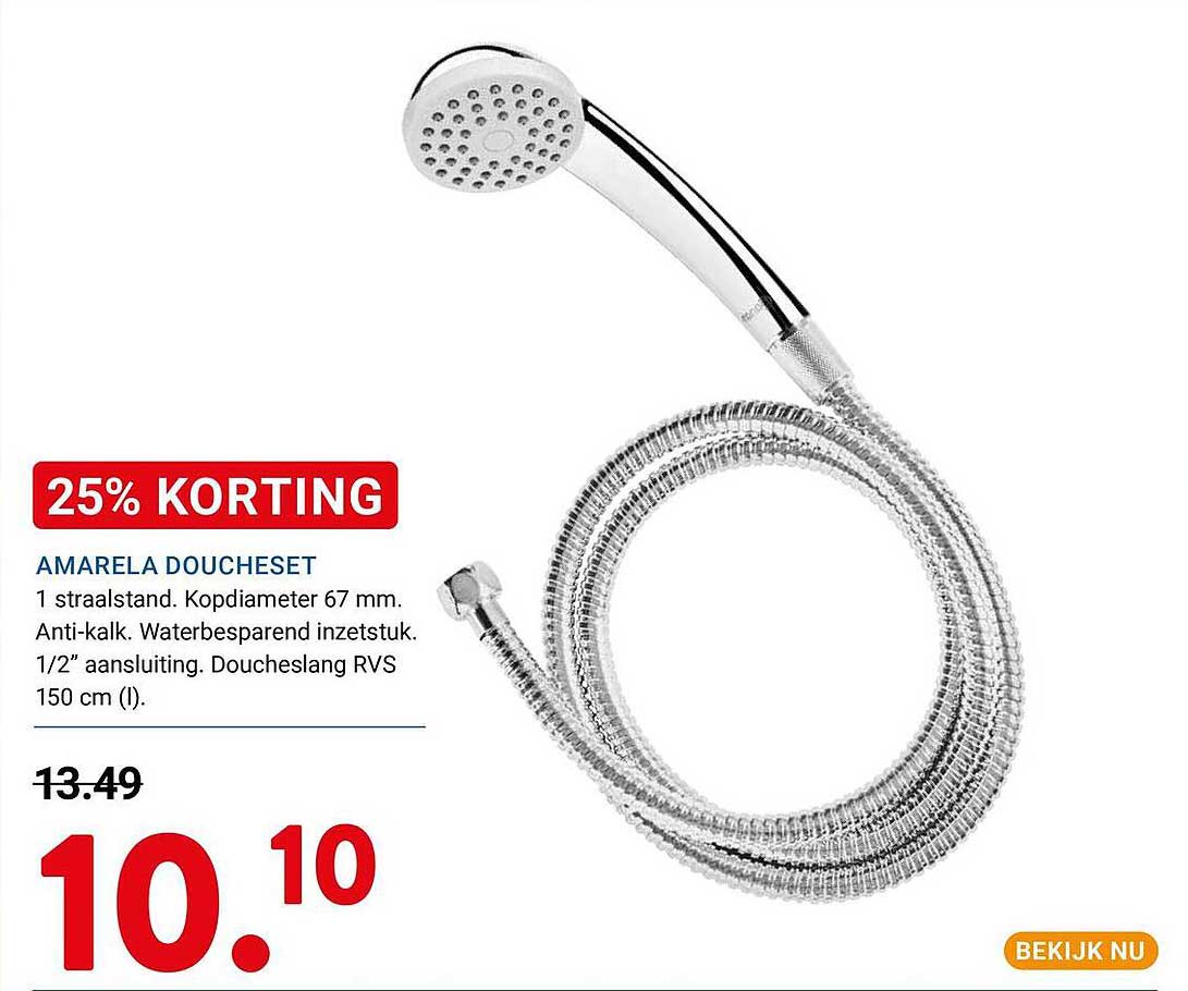 AMARELA DOUCHSE​T 25% KORTING