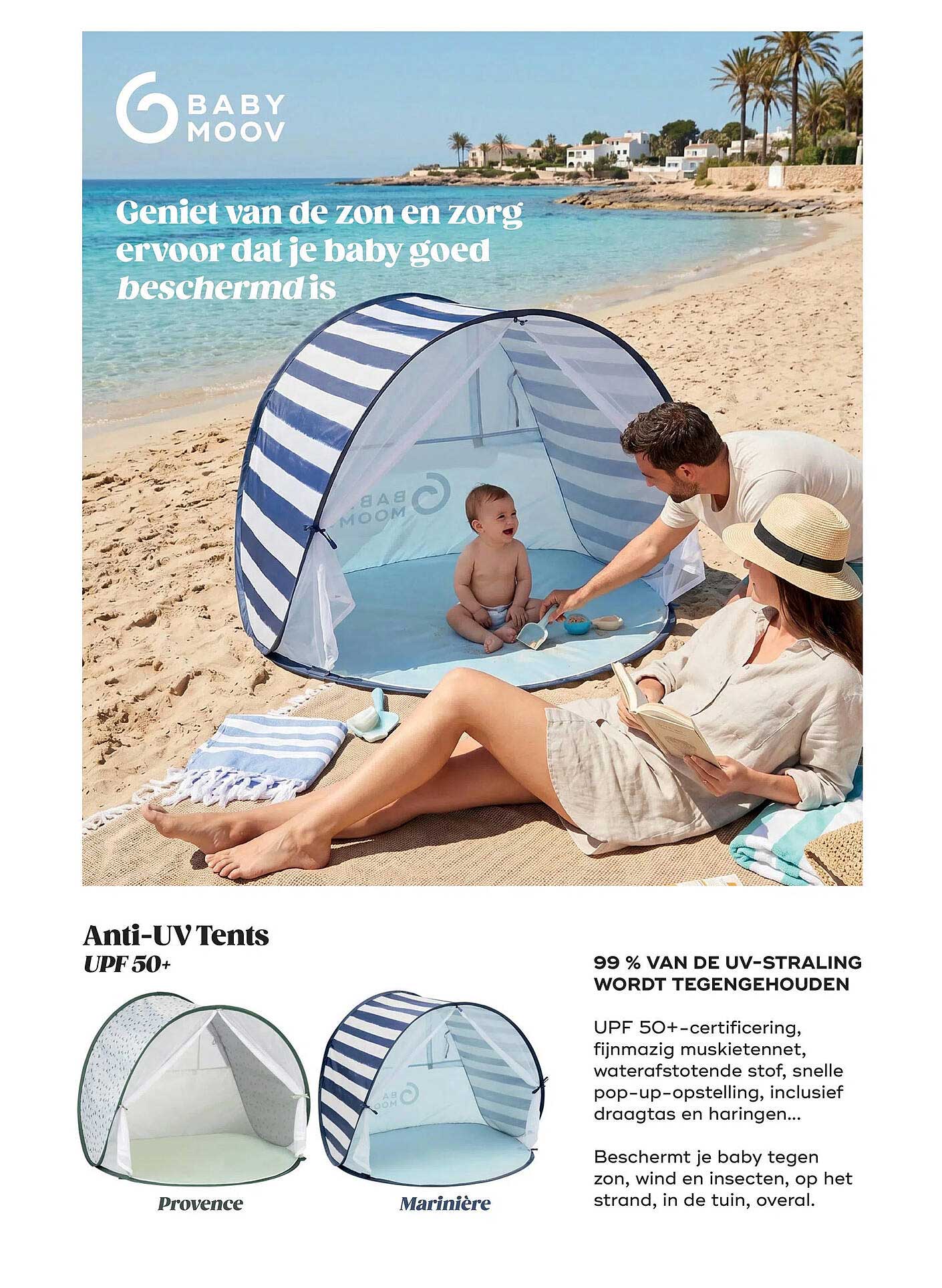 Anti-UV Tents UPF 50+