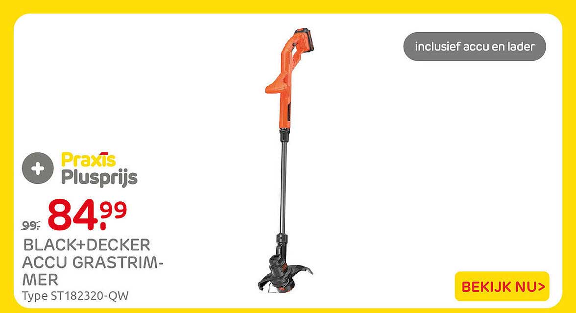 BLACK+DECKER ACCU GRASTRIMMER Type ST182320-QW